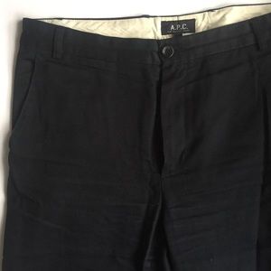 APC black pants straight/slim Size M
